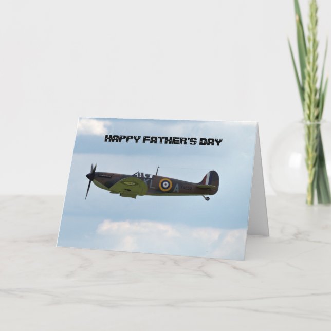 Spitfire Father's Day Card (Front)