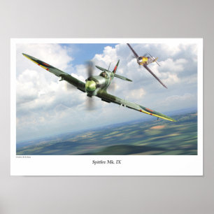 Spitfire Mk. IX Poster