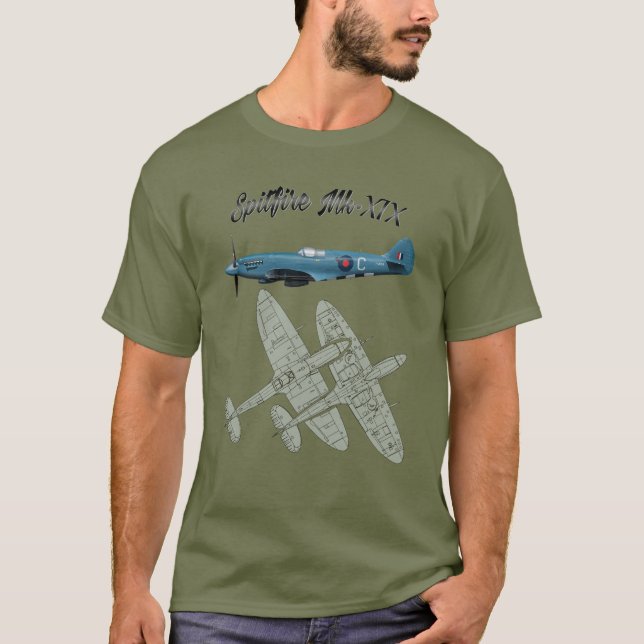 Spitfire Mk XIX T-Shirt (Front)