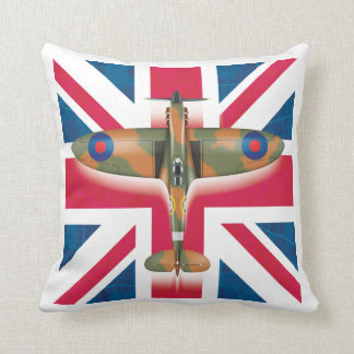 Spitfire on the flag cushion