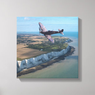 Spitfire over England Canvas Print
