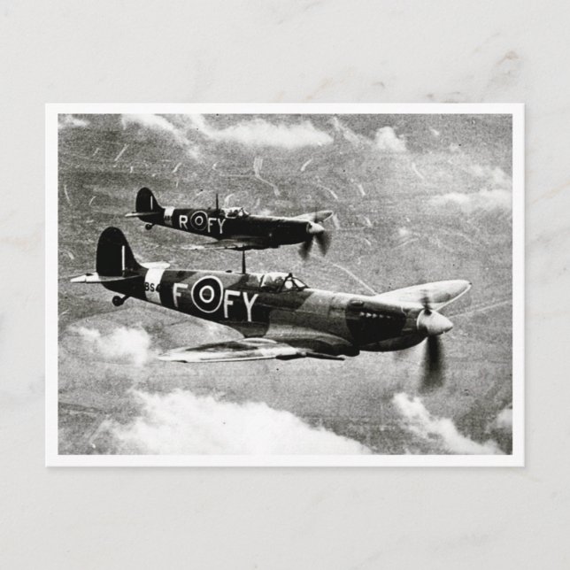 Spitfire Pair Postcard (Front)