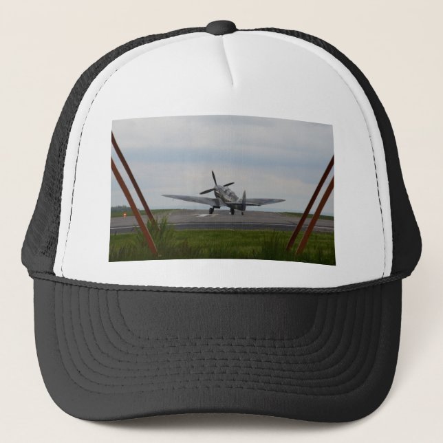 Spitfire Ready For Takeoff Trucker Hat (Front)
