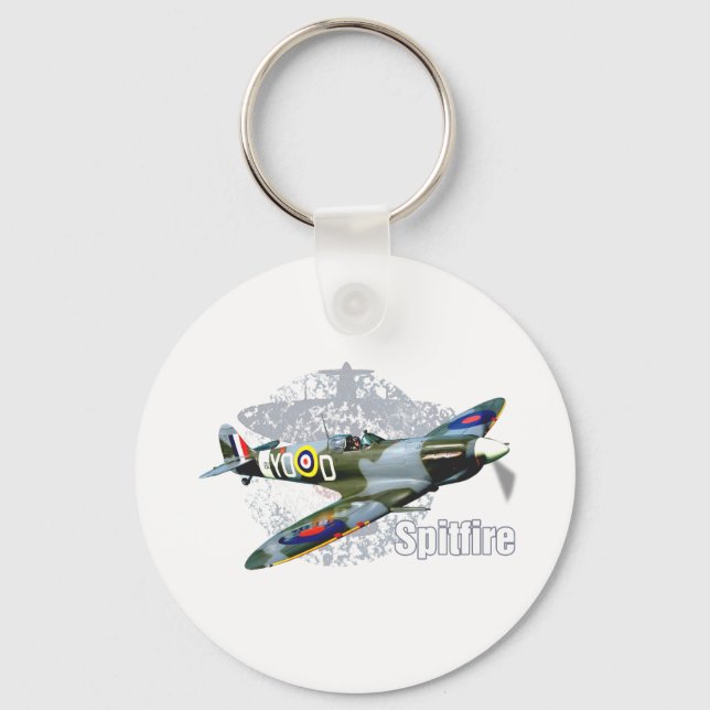 Spitfire Supermarine Key Ring (Front)