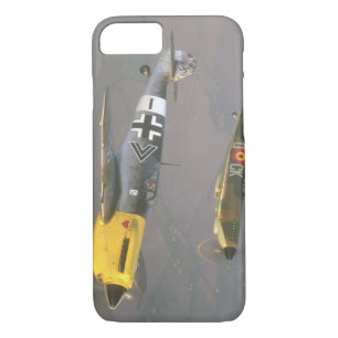 Spitfire (top) and Messerschmitt_Military Aircraft iPhone 8/7 Case