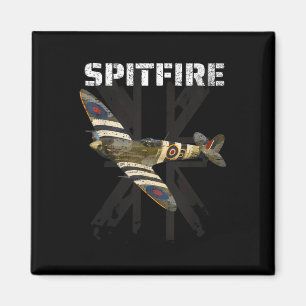 Spitfire Ww2 Battle Of Britain Fighter Plane Ace W Magnet