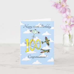 Spitfires 100th Birthday (Blue Sky) Card