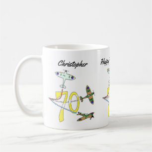 Spitfires 70th Birthday Coffee Mug
