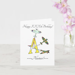 Spitfires A Birthday Card