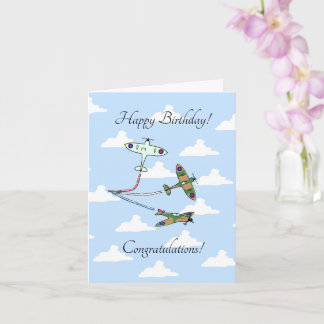 Spitfires - Customizable - Birthday Card