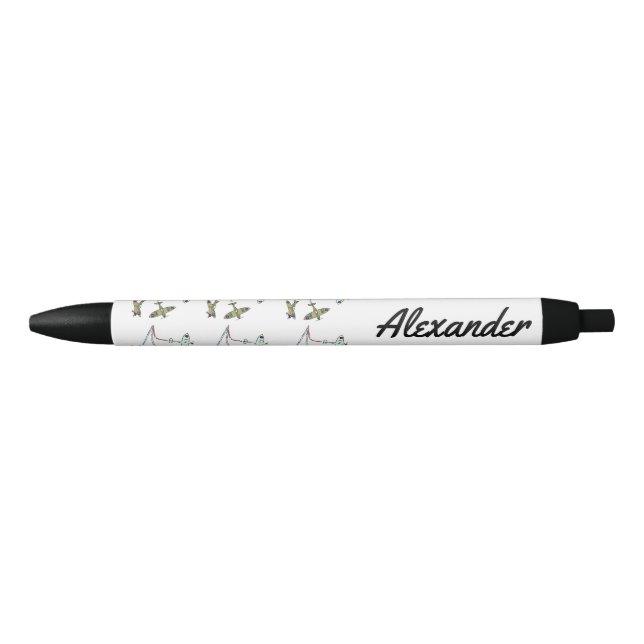 Spitfires Customizable Black Ink Pen (Front)