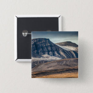 Spitsbergen Landscape Photo 15 Cm Square Badge