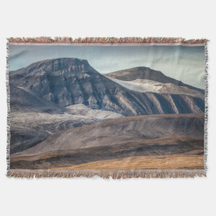 Spitsbergen Landscape Photo Throw Blanket