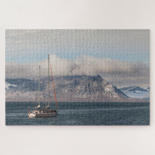 Spitsbergen Svalbard Sailboat Jigsaw Puzzle