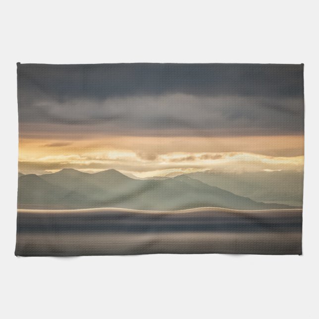 Spitsbergen Svalbard Tea Towel (Horizontal)
