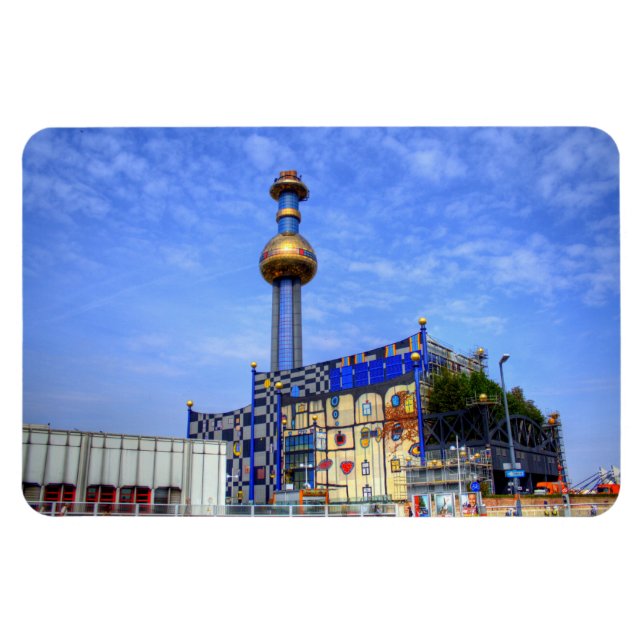 Spittelau, Vienna Austria Magnet (Horizontal)