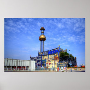 Spittelau, Vienna Austria Poster