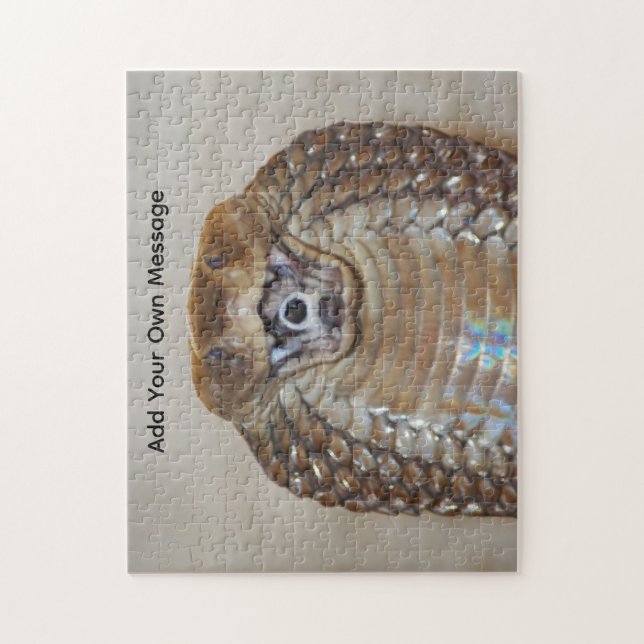 Spitting Cobra Portrait Jigsaw Puzzle (Vertical)