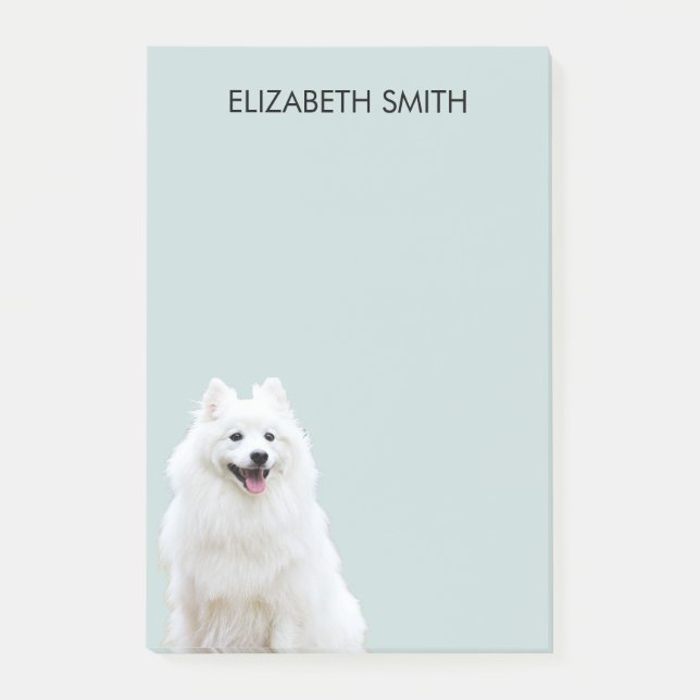 Spitz American Eskimo  Dog Post-it Notes (Front)