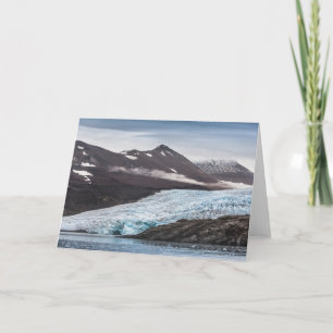 Spitzbergen Svalbard Glacier Card