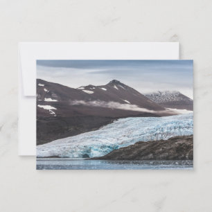 Spitzbergen Svalbard Glacier Card