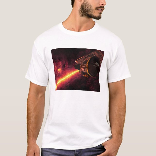 Spitzer seen against the infrared sky T-Shirt (Front)