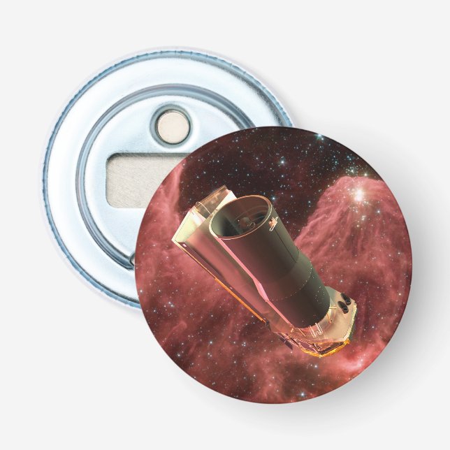 Spitzer Space Telescope Anniversary Bottle Opener (Front)