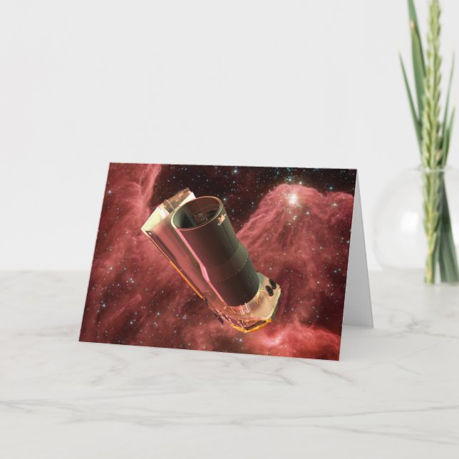 Spitzer Space Telescope Anniversary Card (Front)