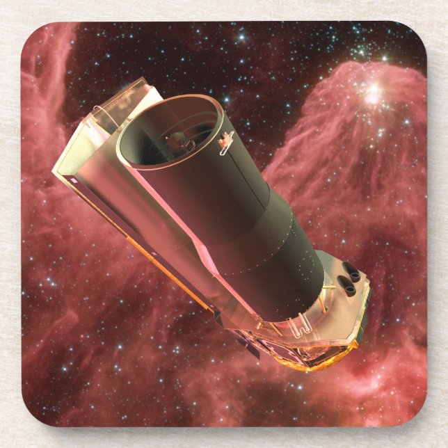 Spitzer Space Telescope Anniversary Coaster (Front)