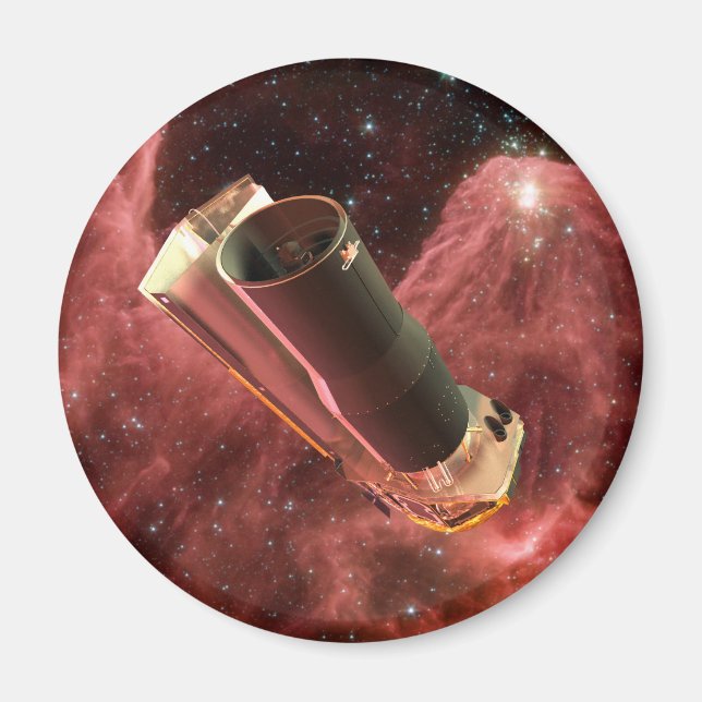 Spitzer Space Telescope Anniversary Magnet (Front)
