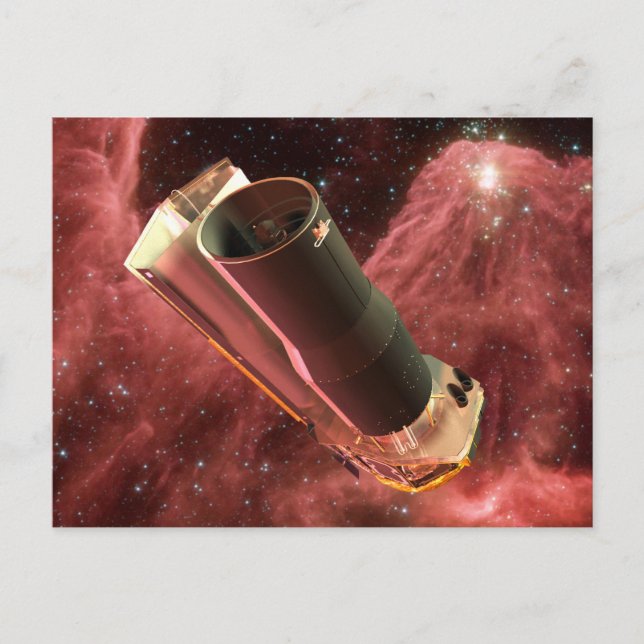 Spitzer Space Telescope Anniversary Postcard (Front)