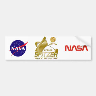 Spitzer Space Telescope Bumper Sticker