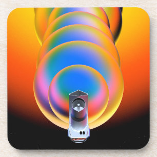 Spitzer Space Telescope Poster. Coaster