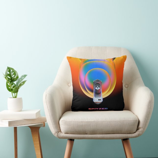Spitzer Space Telescope Poster. Cushion (Chair)