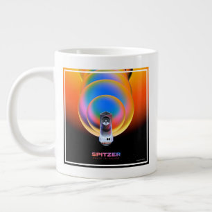Spitzer Space Telescope Poster. Large Coffee Mug
