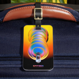 Spitzer Space Telescope Poster. Luggage Tag