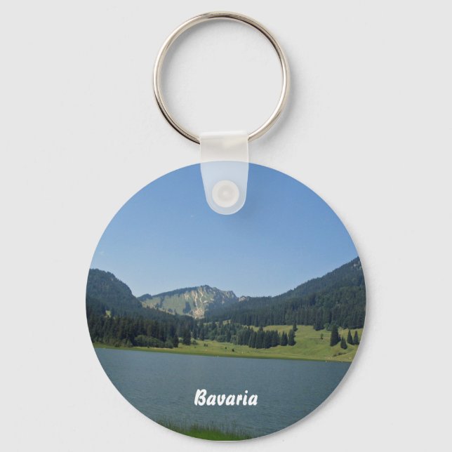 Spitzingsee, Bavaria Key Ring (Front)