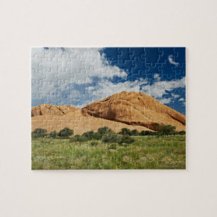 Spitzkoppe or Spitzkuppe, arid mountain Jigsaw Puzzle