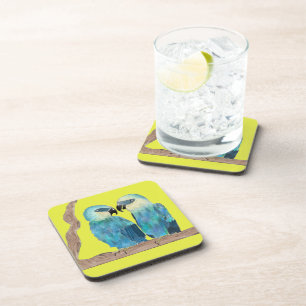 Spix's Macaws on a Coaster Set