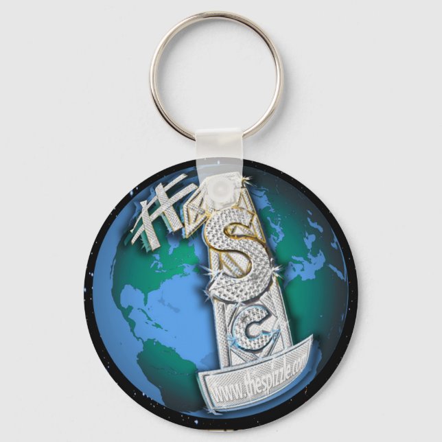 Spizzle Keychain (Front)