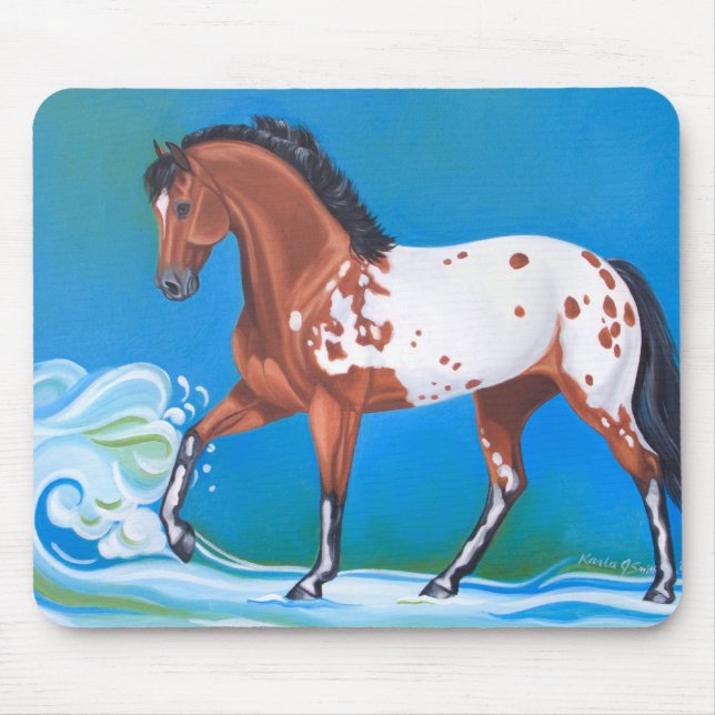 Splash Appaloosa Mouse Pad (Front)