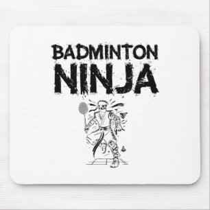 Splash Art Badminton Shuttle Mouse Pad