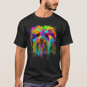 Splash Art Havanese Cuban Havaneser Havanezer T-Shirt