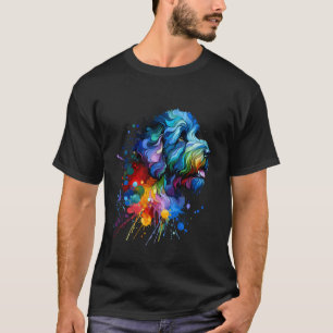 Splash Art Spanish Water Dog T-Shirt