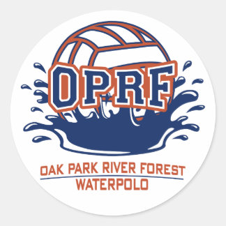 Splash Ball Classic Round Sticker