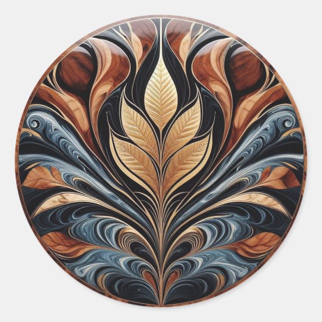 Splash Classic Round Sticker (Front)