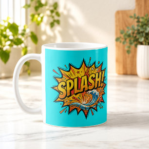 SPLASH Comic Book Pop Art Wave Mug