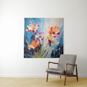 Splash Floral art Tapestry