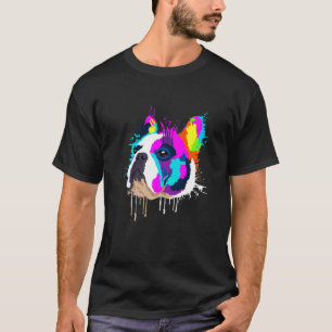 Splash French Bulldog Dog Owner Idea Dog T-Shirt