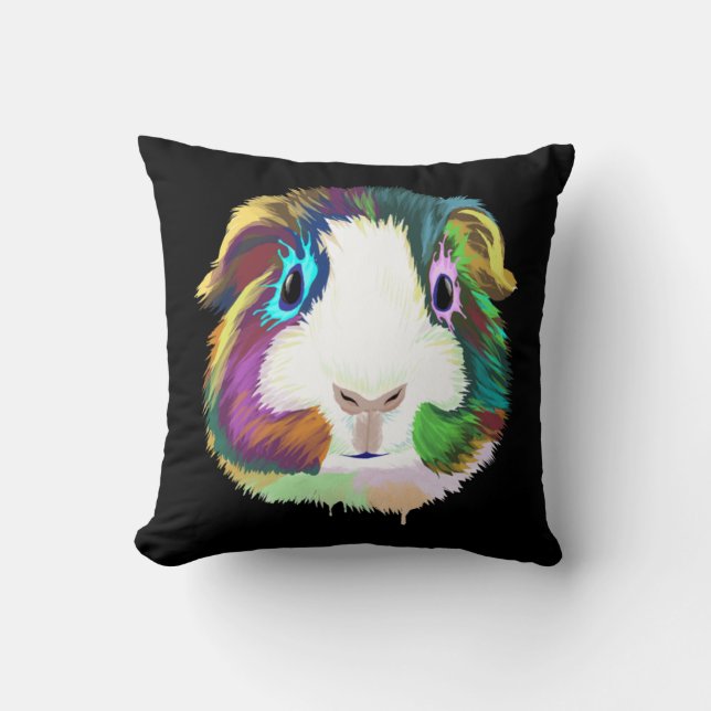 Splash Guinea Pig Cushion (Front)